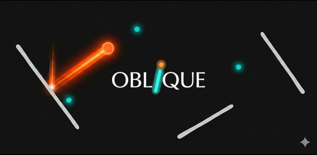 Oblique banner